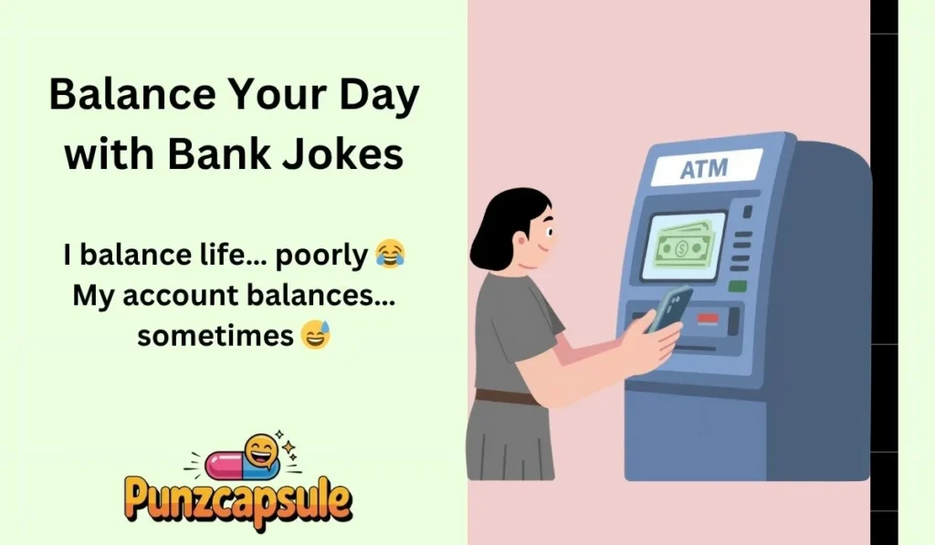 Balance Your Day with Bank Jokes