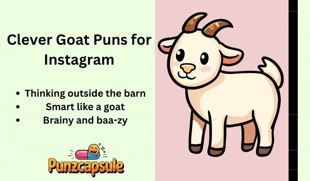 Clever Goat Puns for Instagram