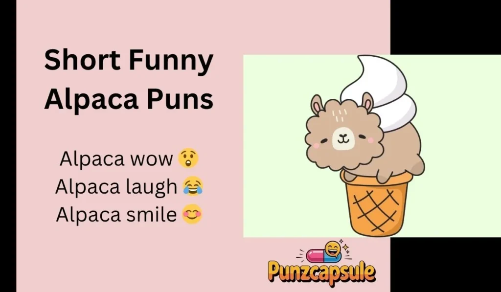 Short Funny Alpaca Puns