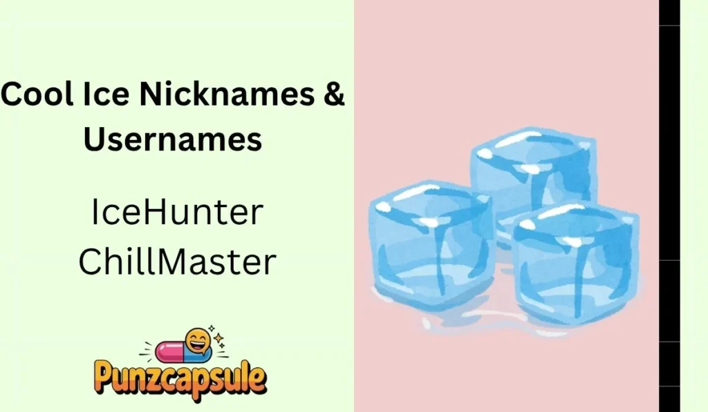Cool Ice Nicknames & Usernames