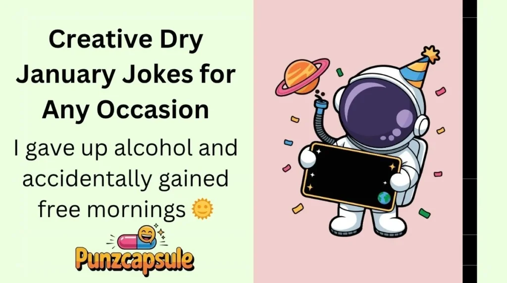Creative Dry January Jokes for Any Occasion