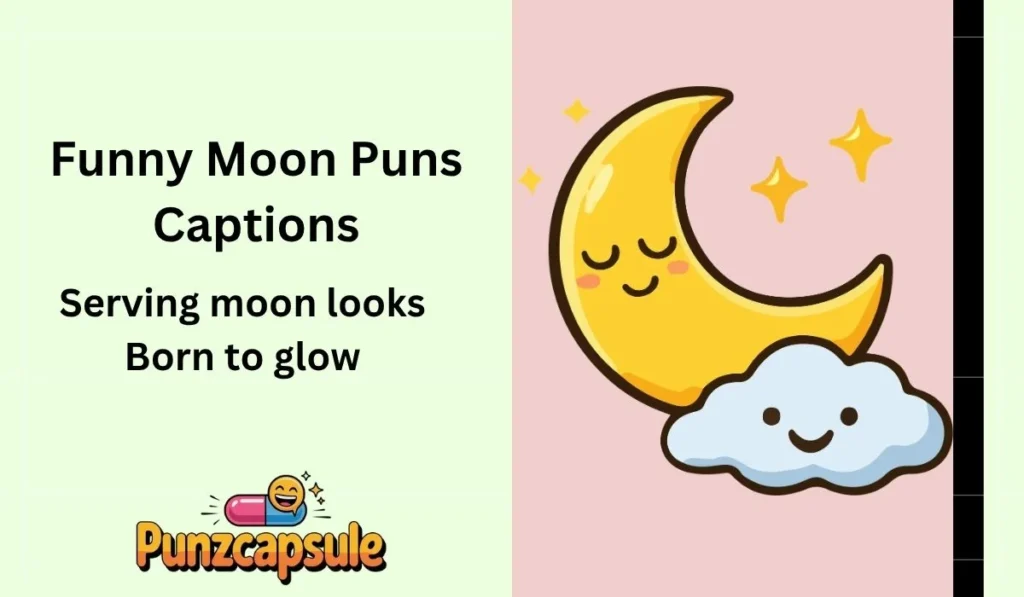 Funny Moon Puns Captions