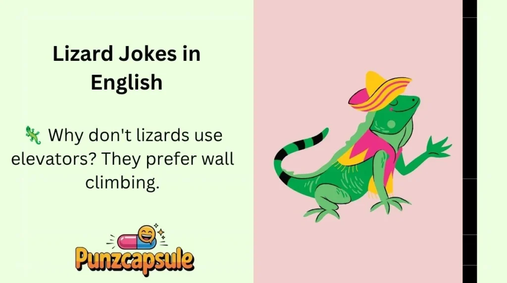 Lizard Jokes in English