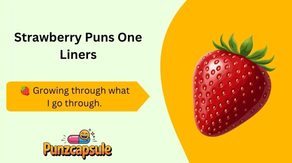 Strawberry Puns One Liners