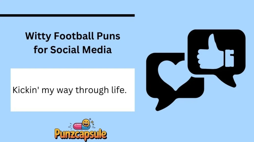 Witty Football Puns for Social Media