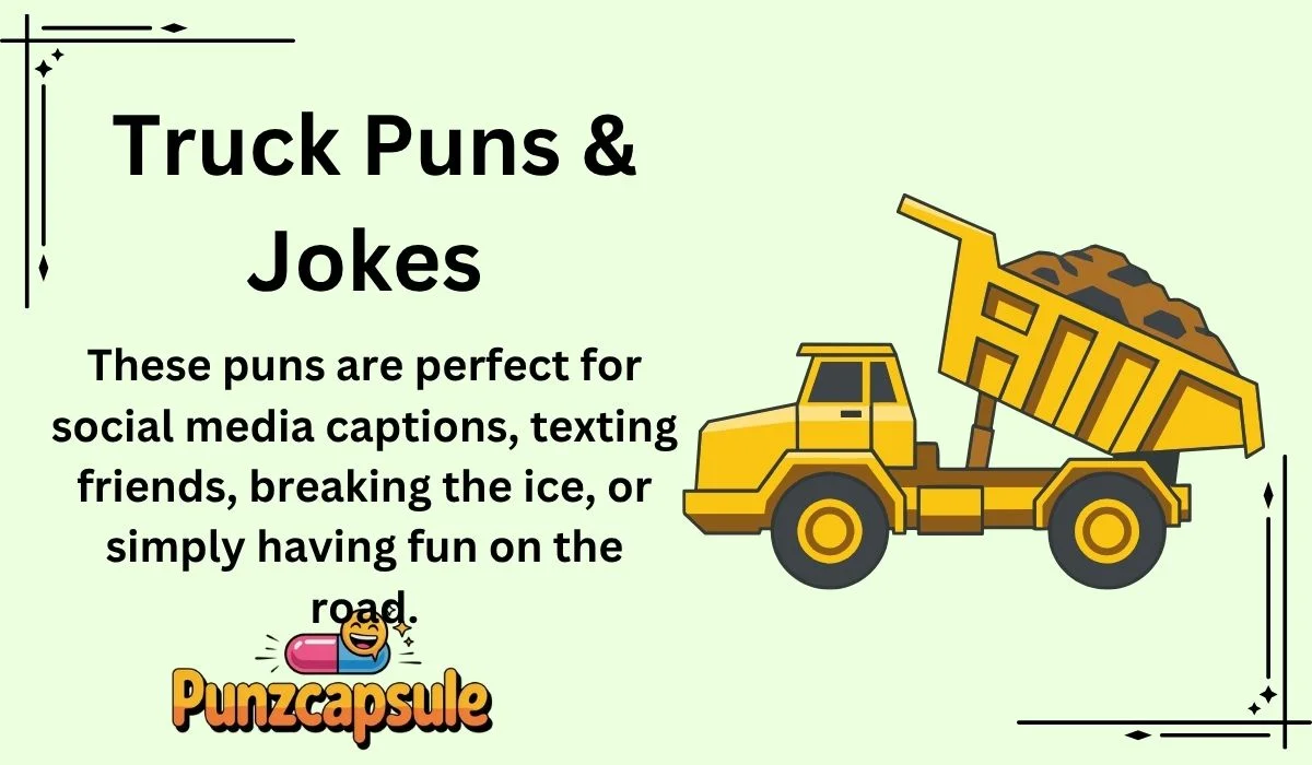 Truck Puns & Jokes