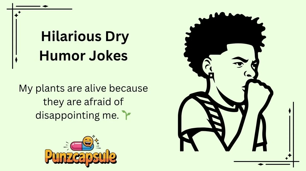 Hilarious Dry Humor Jokes