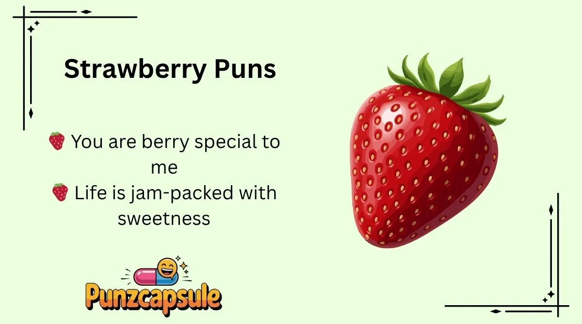 Strawberry Puns