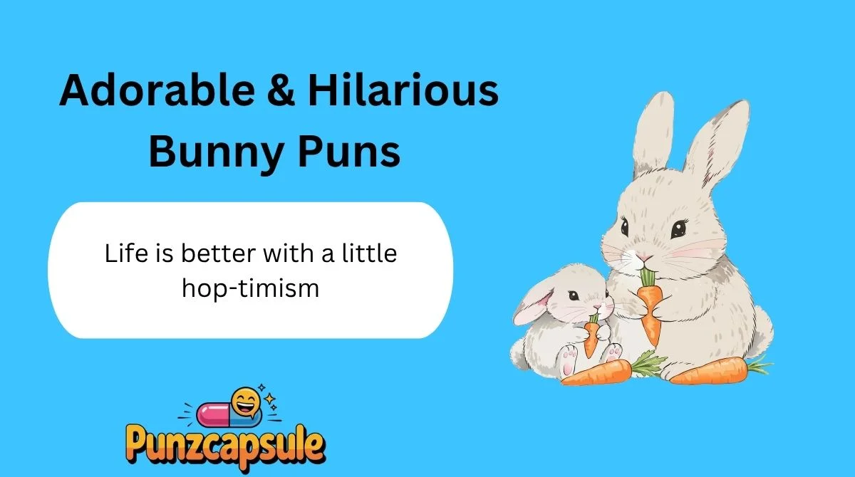Adorable & Hilarious Bunny Puns